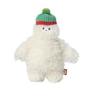 Gigglescape Yeti Plush 9" NWT White Stuffed Animal w/ Hat Winter Holiday Toy